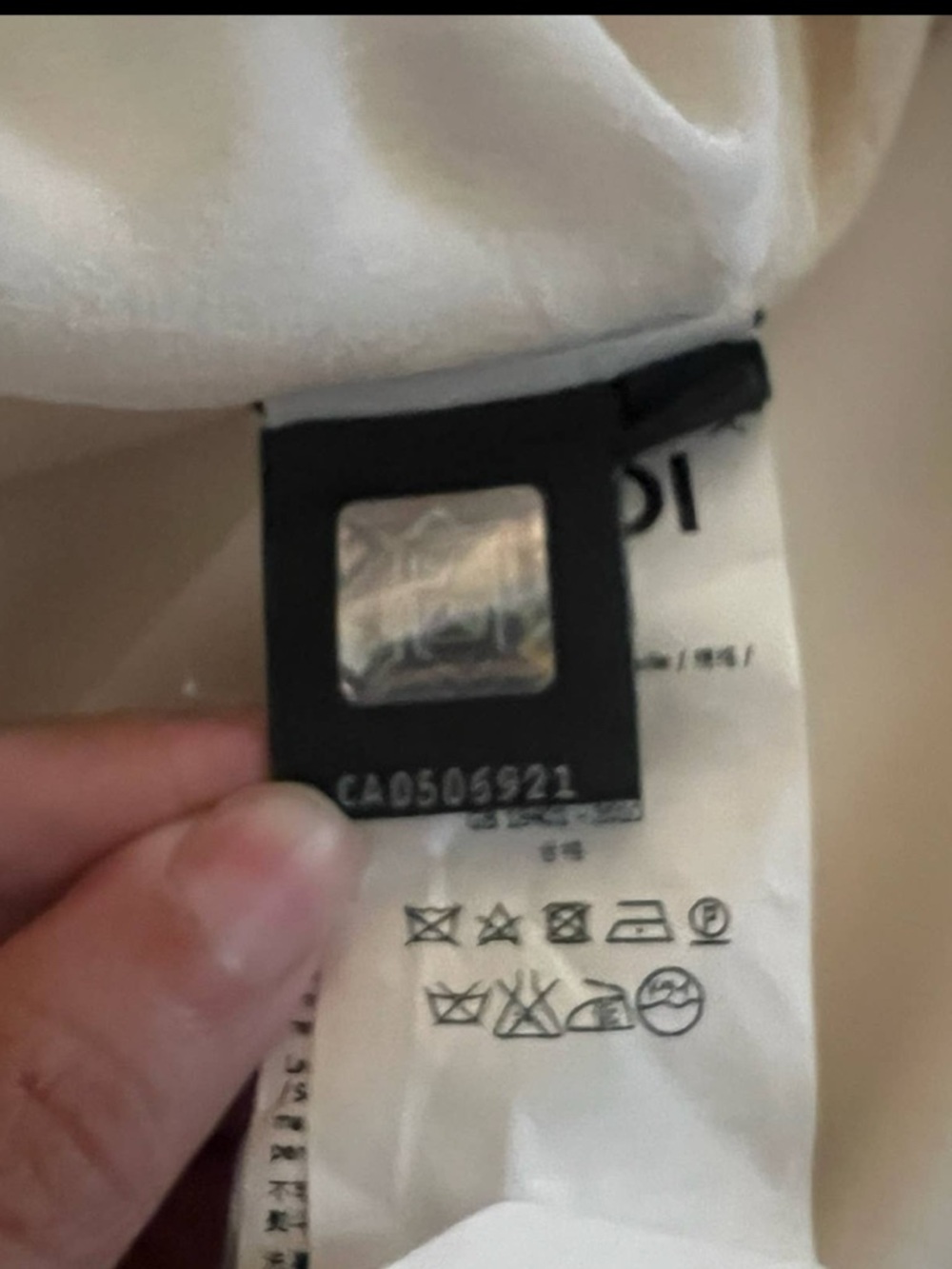 Fendi White Eyelet Panel-Front Tunic - Picture 9 of 12